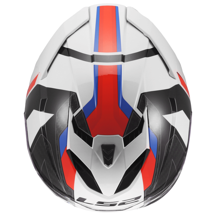 LS2 LS2 FF818 STORM III SPORTY Wit / Blauw / Rood