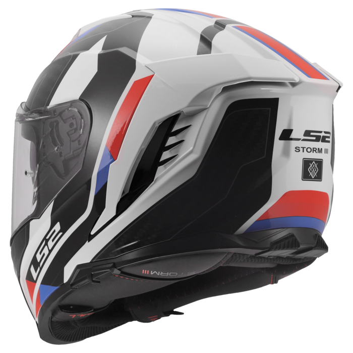 LS2 LS2 FF818 STORM III SPORTY Wit / Blauw / Rood