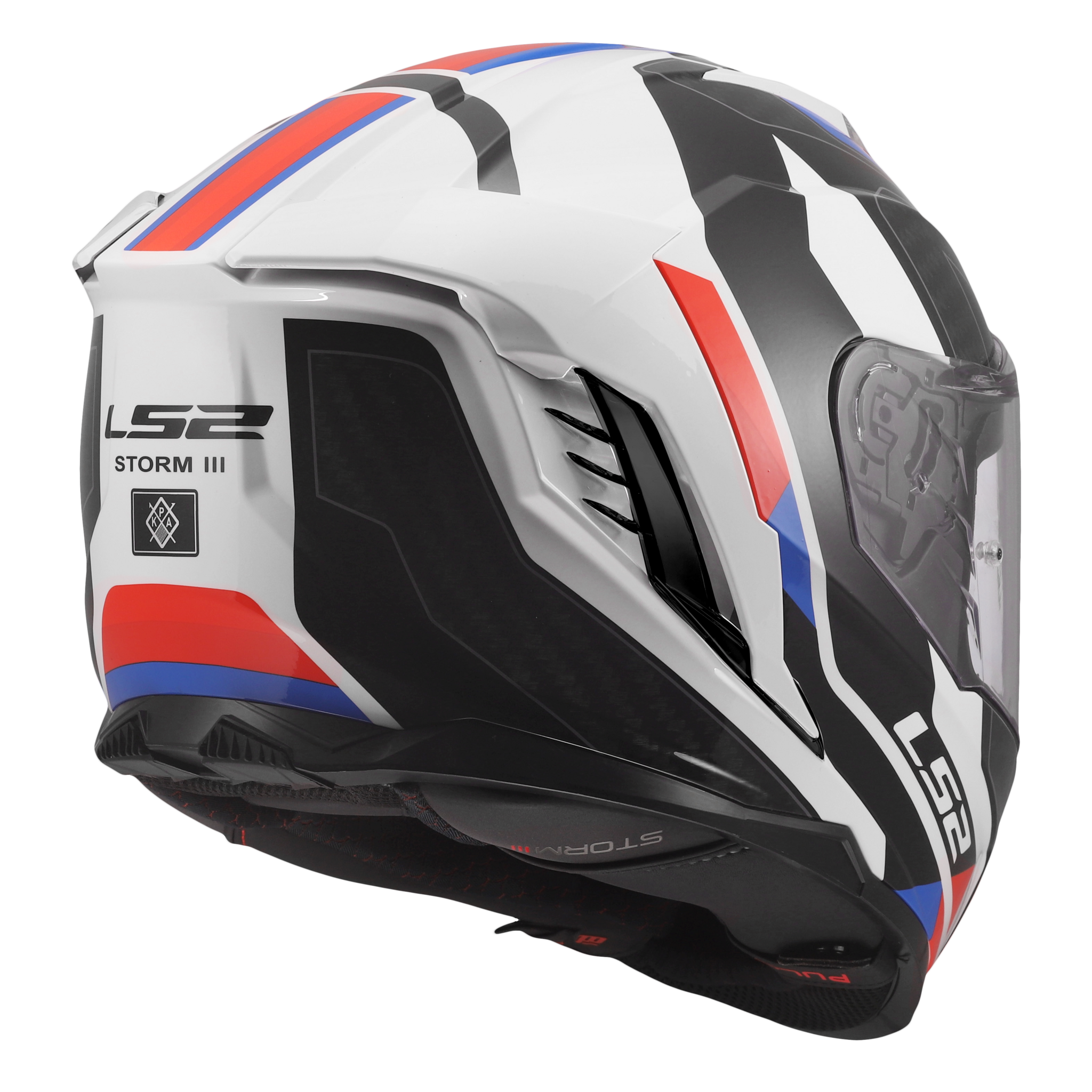 LS2 LS2 FF818 STORM III SPORTY Wit / Blauw / Rood