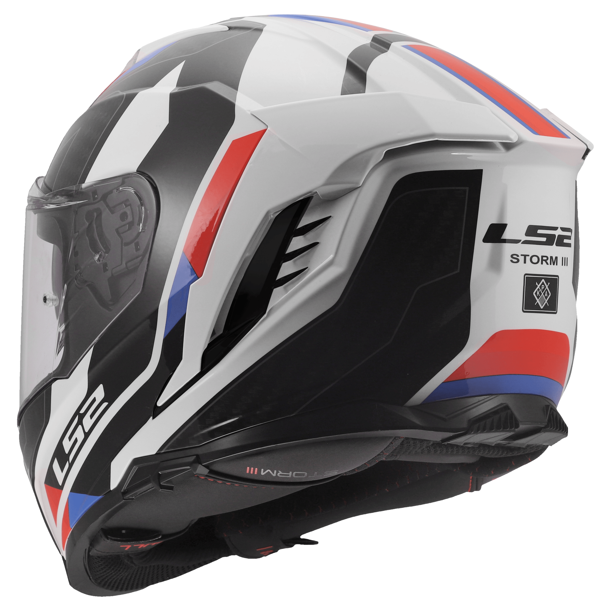 LS2 LS2 FF818 STORM III SPORTY Wit / Blauw / Rood
