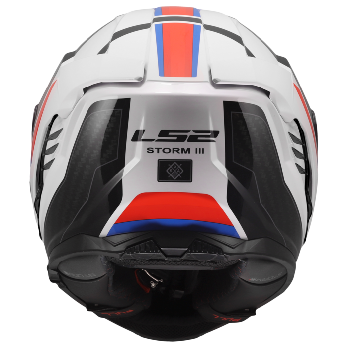 LS2 LS2 FF818 STORM III SPORTY Wit / Blauw / Rood