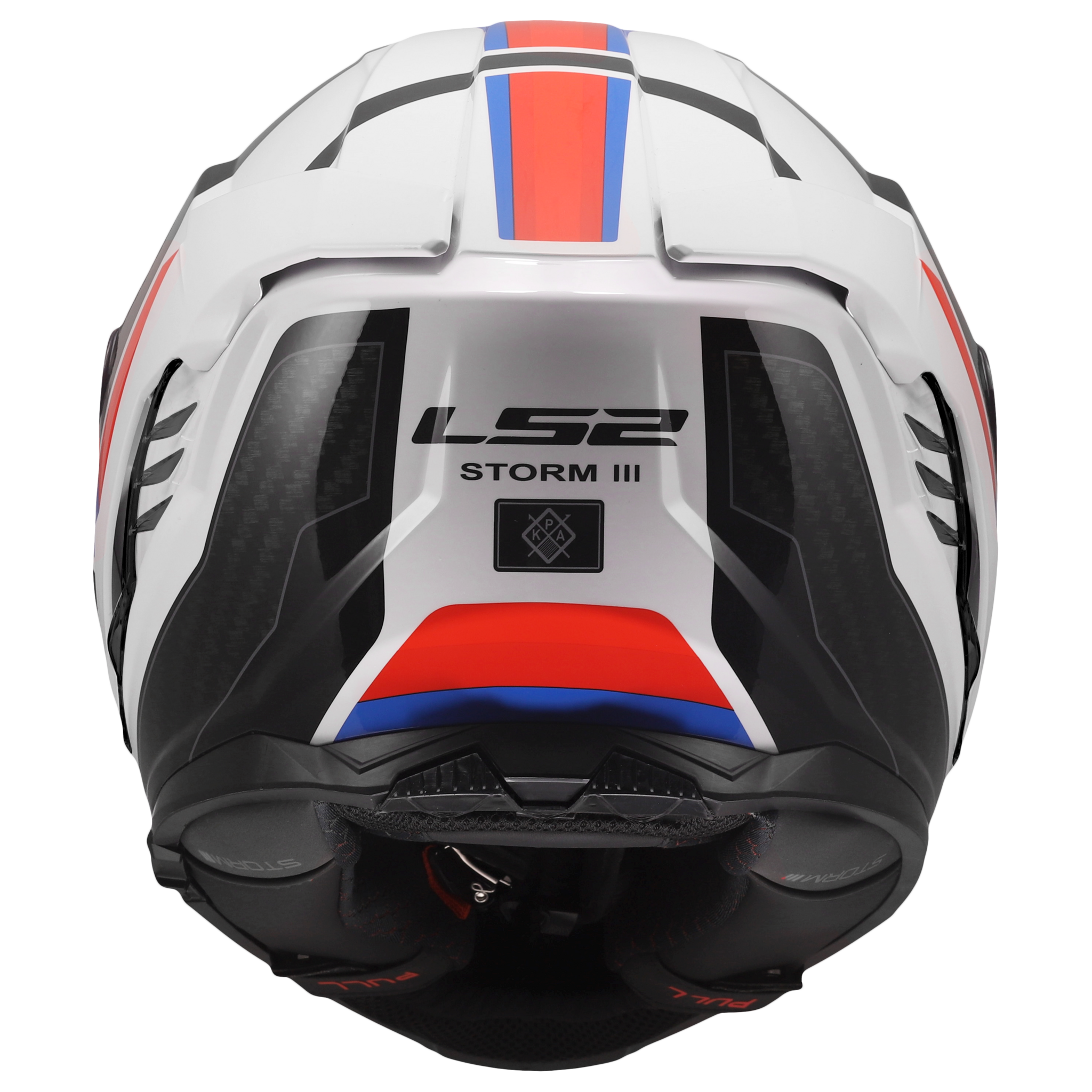 LS2 LS2 FF818 STORM III SPORTY Wit / Blauw / Rood