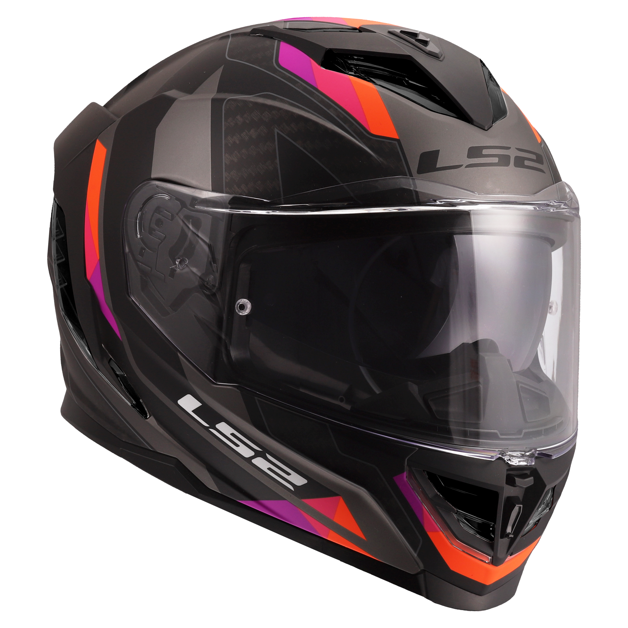 LS2 LS2 FF818 STORM III SPORTY Grijs / Paars