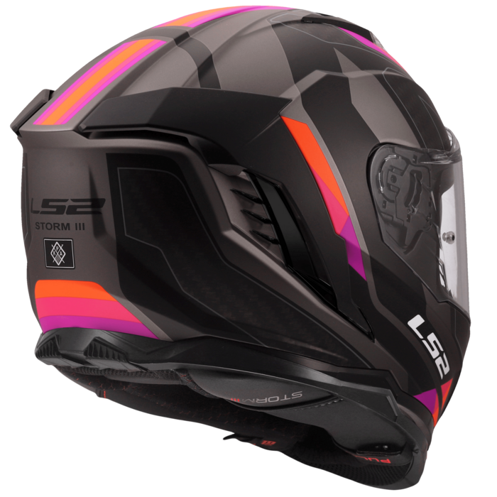 LS2 LS2 FF818 STORM III SPORTY Grijs / Paars