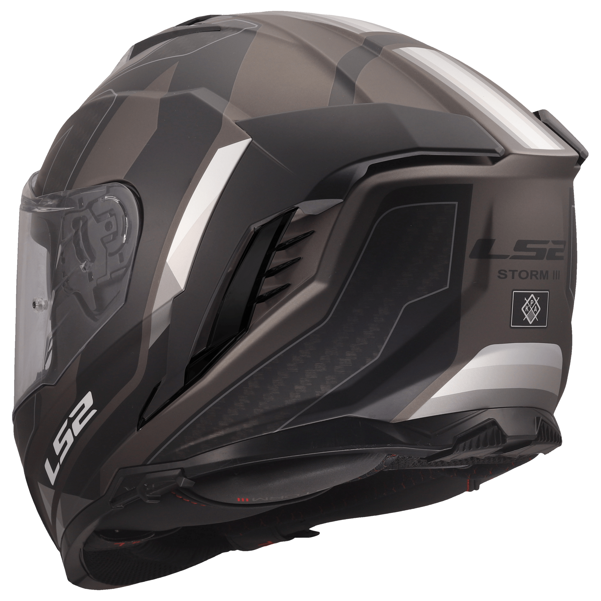 LS2 LS2 FF818 STORM III SPORTY Zwart / Grijs