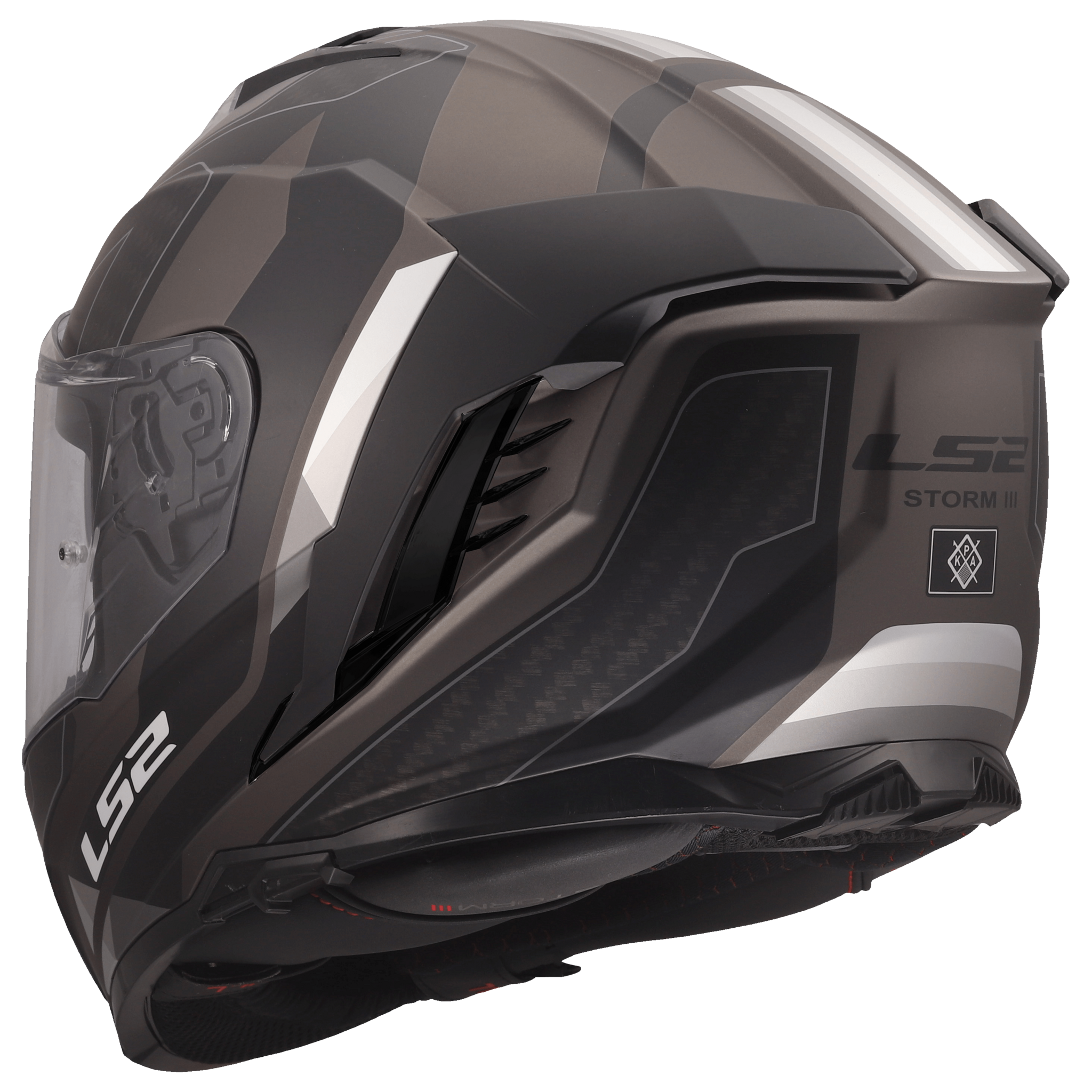 LS2 LS2 FF818 STORM III SPORTY Zwart / Grijs