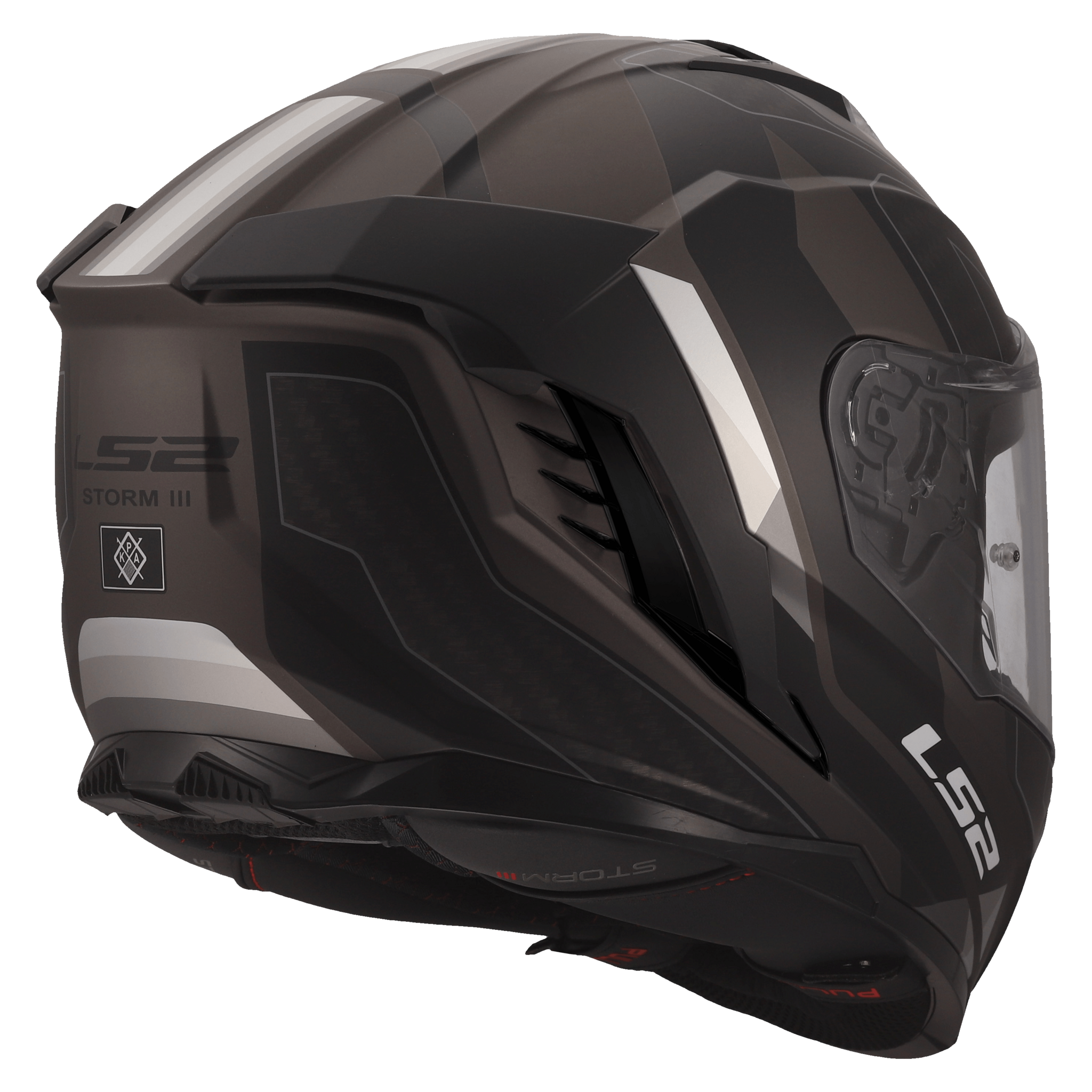 LS2 LS2 FF818 STORM III SPORTY Zwart / Grijs