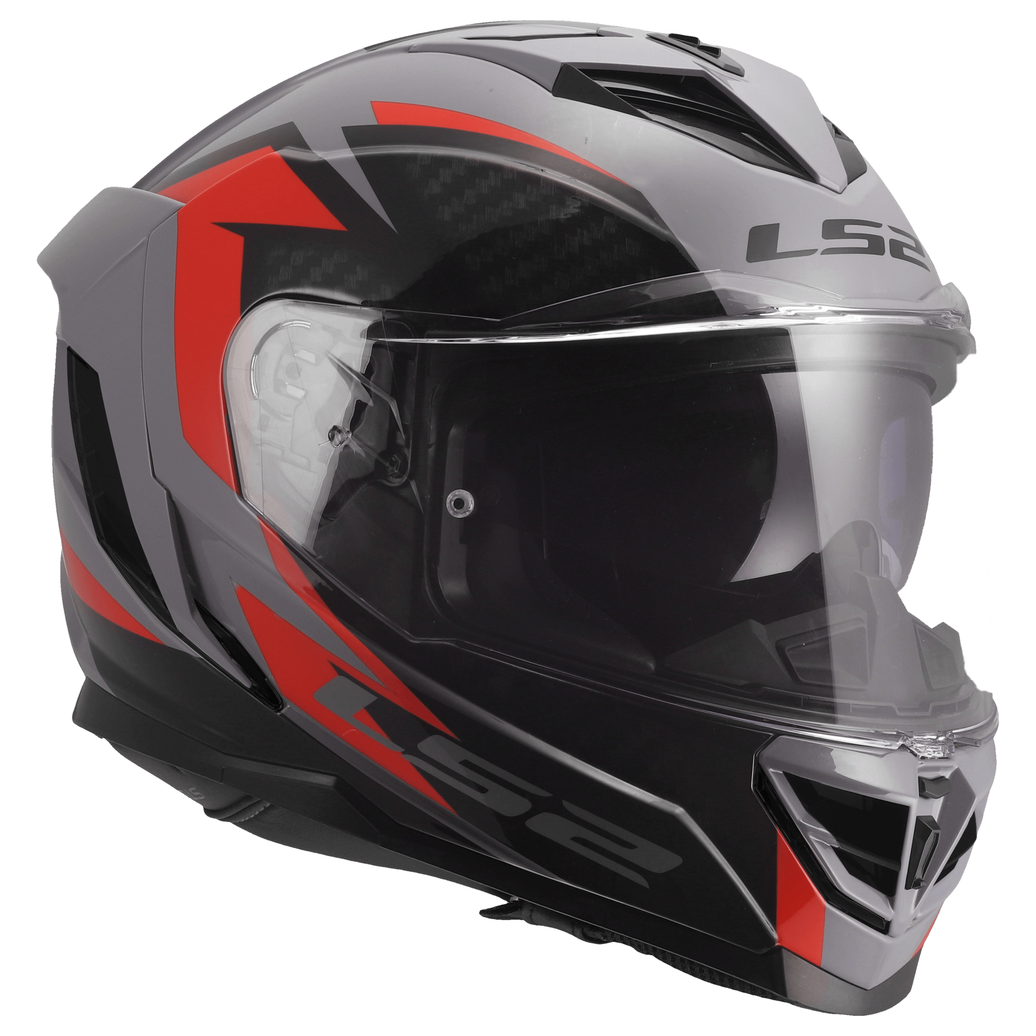LS2 LS2 FF818 STORM III DYNAMO Grijs / Rood