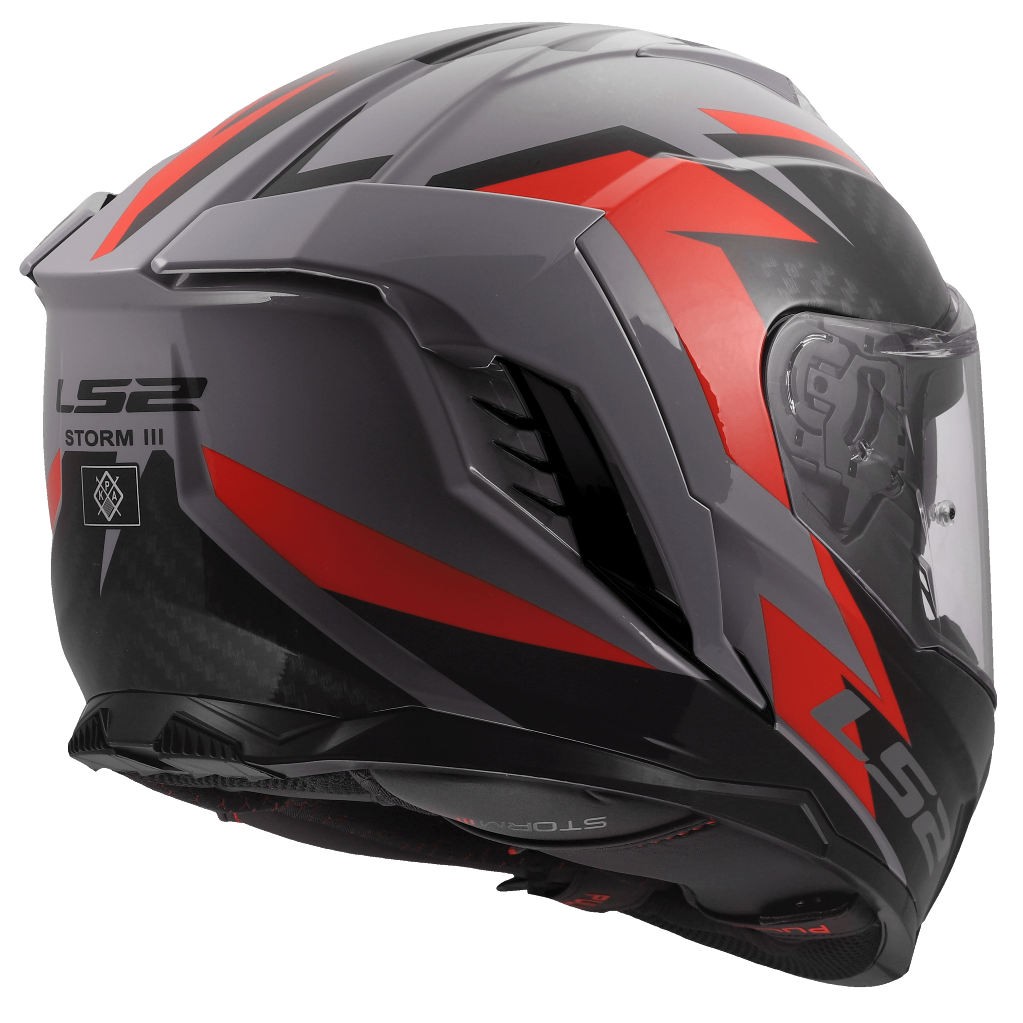 LS2 LS2 FF818 STORM III DYNAMO Grijs / Rood