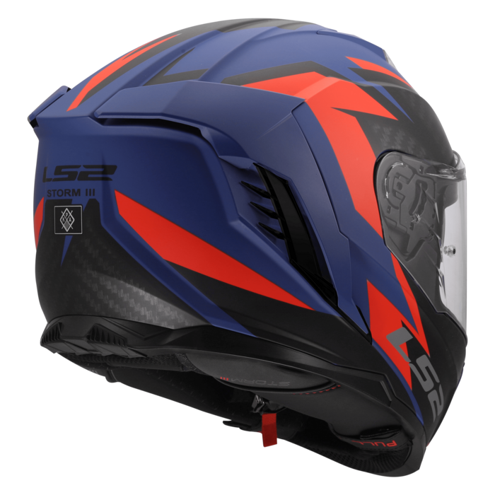 LS2 LS2 FF818 STORM III DYNAMO Blauw / Rood