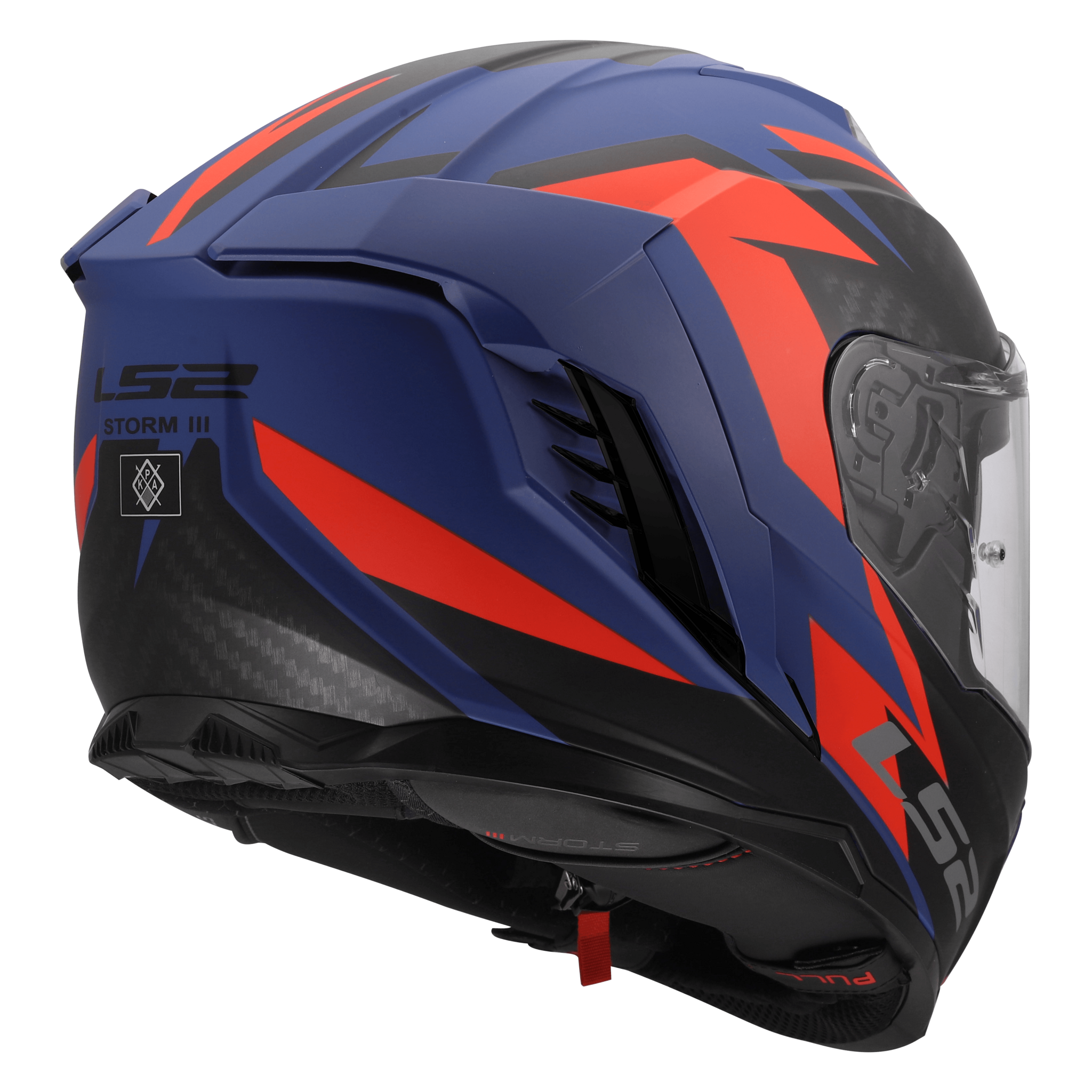 LS2 LS2 FF818 STORM III DYNAMO Blauw / Rood