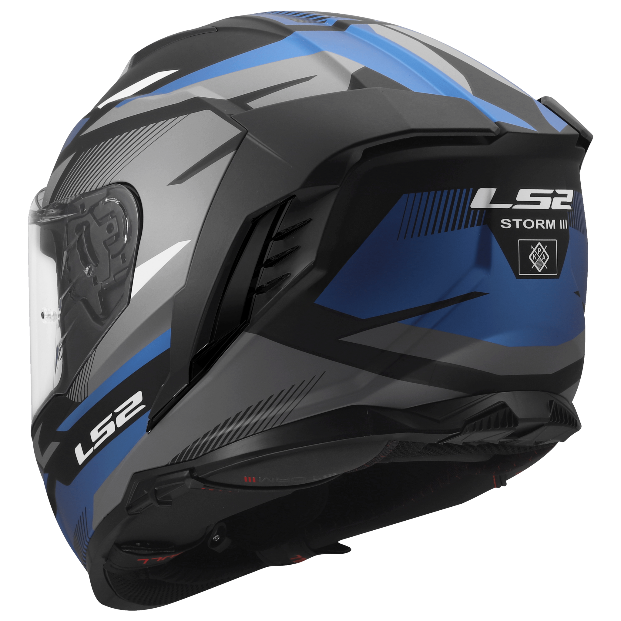 LS2 LS2 FF818 STORM III KOMAI Zwart / Blauw