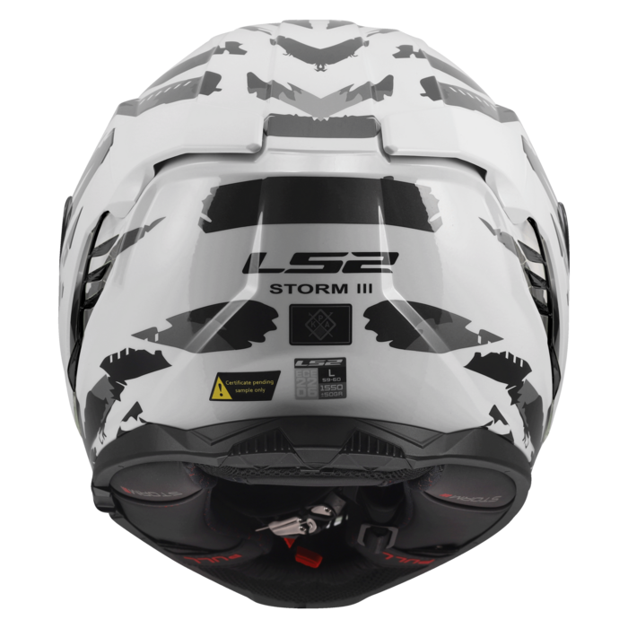 LS2 LS2 FF818 STORM III KAOS Wit / Grijs