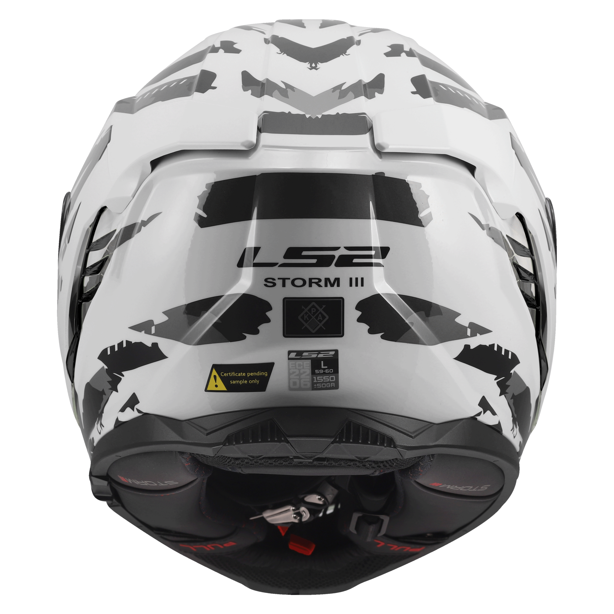 LS2 LS2 FF818 STORM III KAOS Wit / Grijs