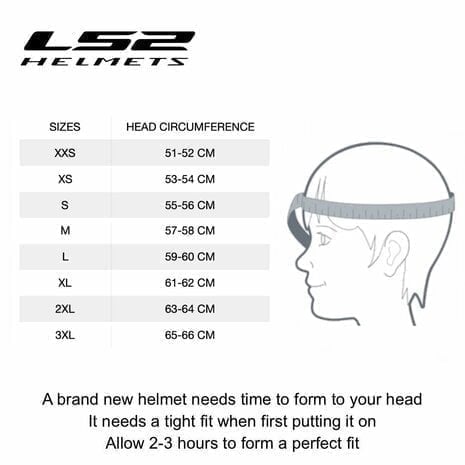 LS2 LS2 FF818 STORM III KAOS Wit / Grijs