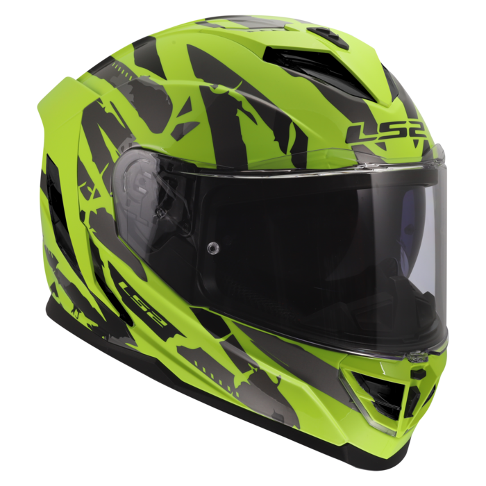 LS2 LS2 FF818 STORM III KAOS Fluor Geel