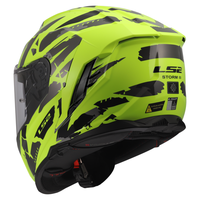 LS2 LS2 FF818 STORM III KAOS Fluor Geel
