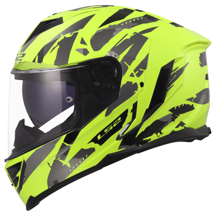 LS2 LS2 FF818 STORM III KAOS Fluor Geel