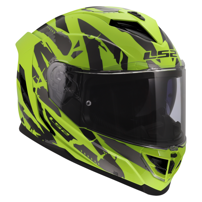 LS2 LS2 FF818 STORM III KAOS Fluor Geel
