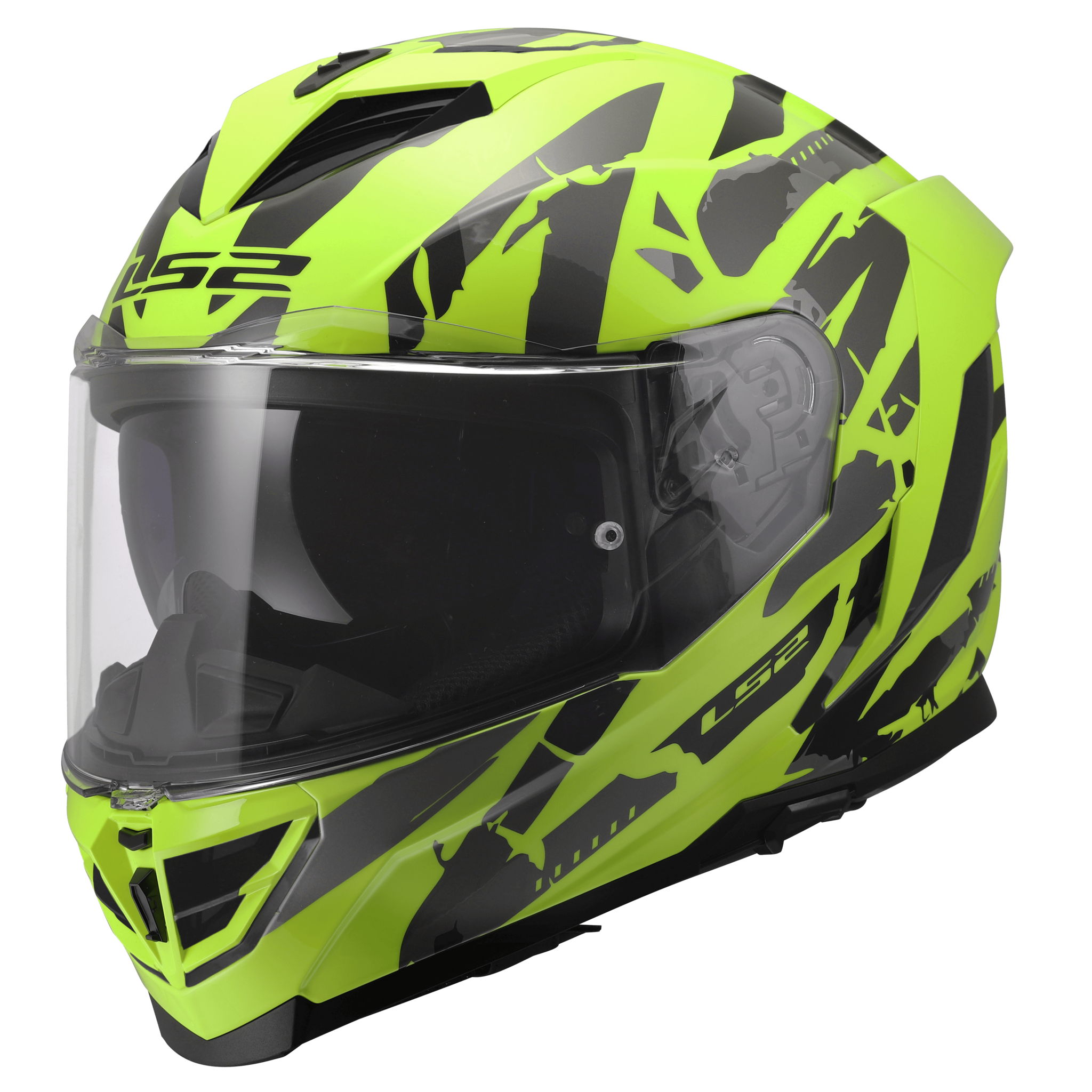 LS2 LS2 FF818 STORM III KAOS Fluor Geel