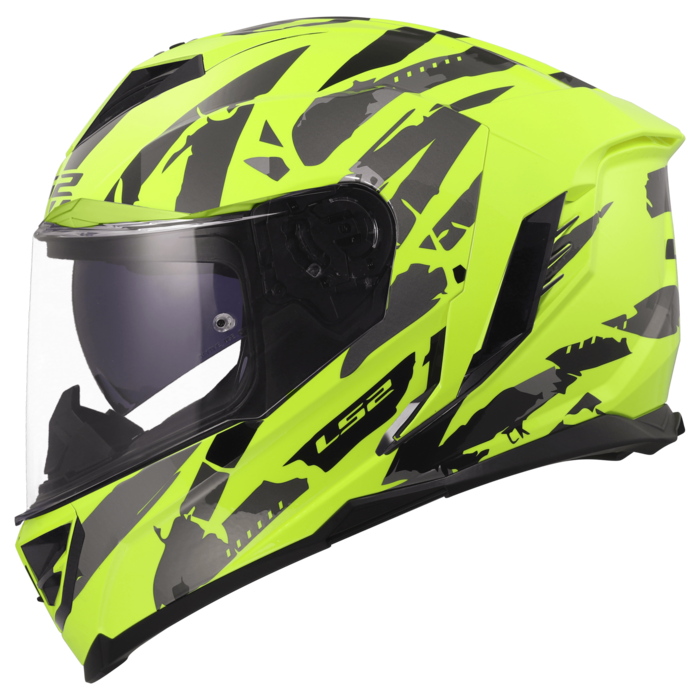 LS2 LS2 FF818 STORM III KAOS Fluor Geel