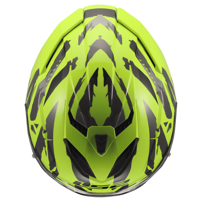 LS2 LS2 FF818 STORM III KAOS Fluor Geel