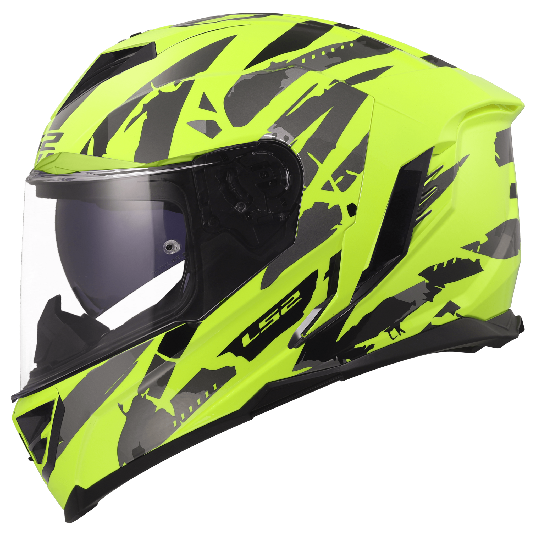 LS2 LS2 FF818 STORM III KAOS Fluor Geel