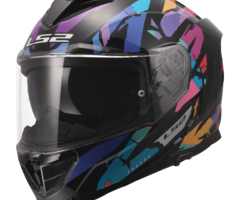 LS2 LS2 FF818 STORM III KAOS Zwart / Paars / Blauw