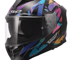 LS2 LS2 FF818 STORM III KAOS Zwart / Paars / Blauw