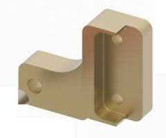 OTK OTK Aluminium beugel voor M10 kettingspanner OK/KF