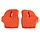 Zamp RZ-42Y / RZ-48Y  cheekpads rood