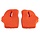 Zamp RZ-42Y / RZ-48Y  cheekpads rood