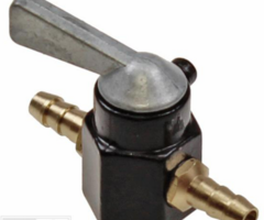 Benzine kraan tussen slang 6MM