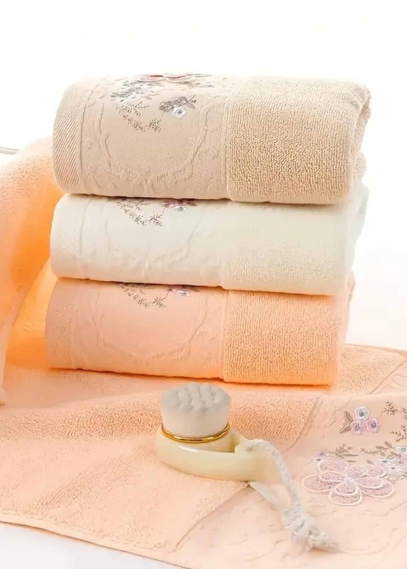 100% Cotton Embroidered Hand Towel