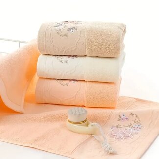 Cotton Embroidered Hand Towel