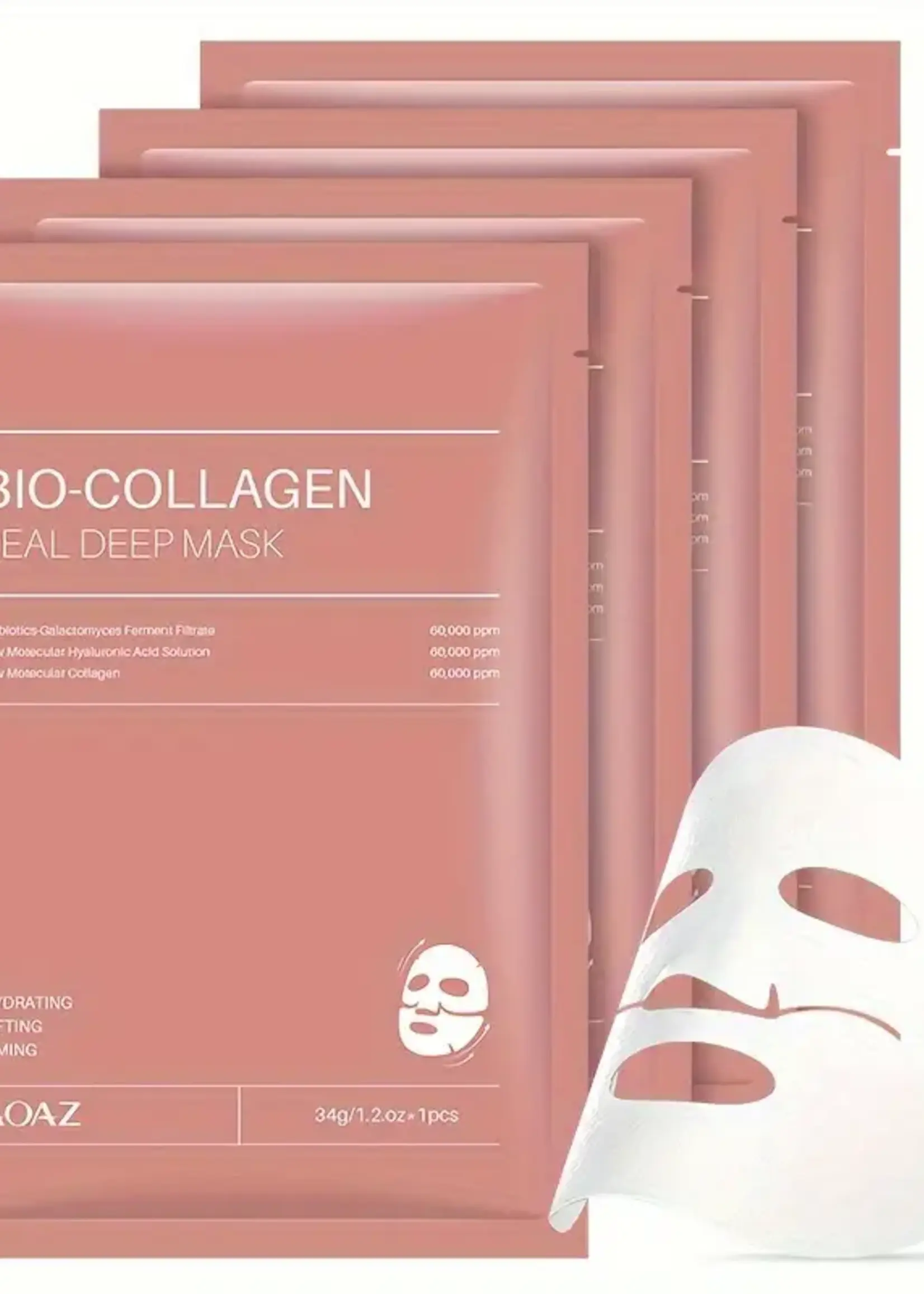 Bio-Collagen Hydrating & Firming Facial Masks