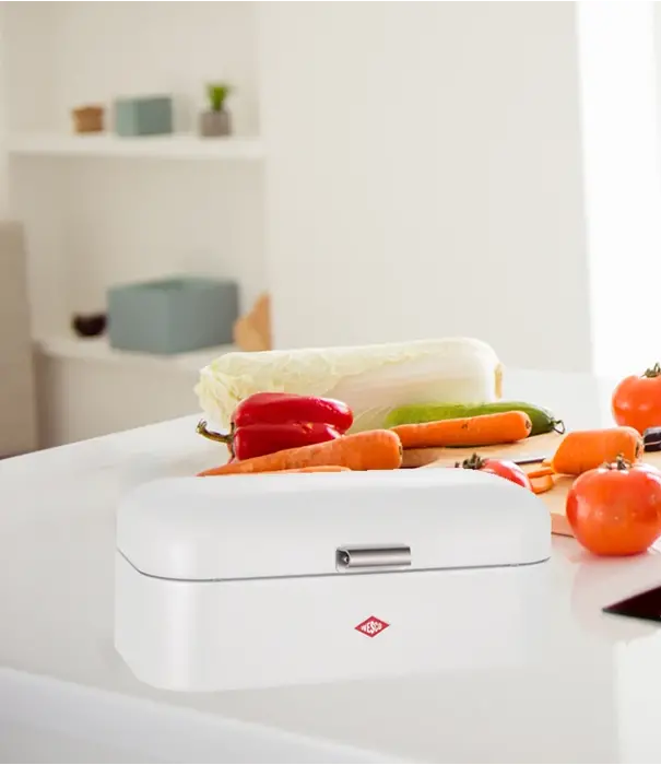 Wesco WESCO Corbeille à pain Grandy - Blanc mat