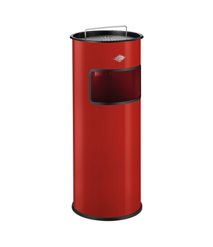 Staande Asbak 50 – Rood, met Zeef en Emmer