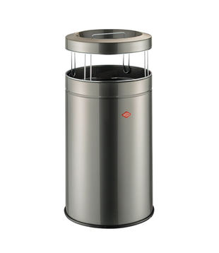 Big Ash – 120L As- en Afvalzuil met Zeef - Grafiet
