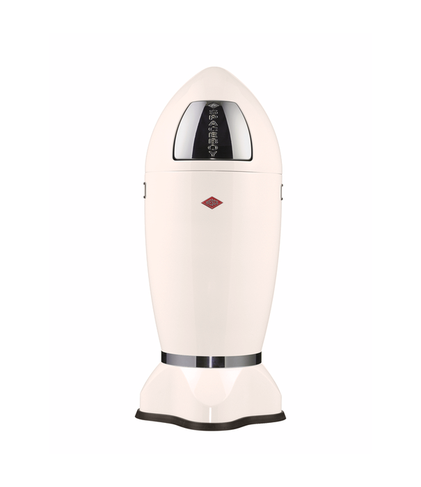 Wesco WESCO SpaceBoy en blanc - Poubelle iconique en forme de fusée de 35L pour chaque pièce