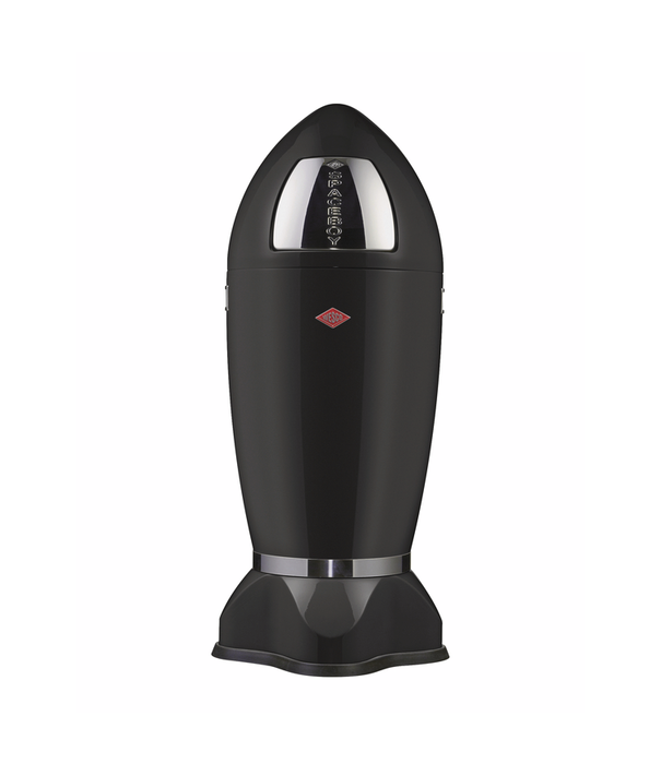 Wesco WESCO SpaceBoy Black - Poubelle rétro en forme de fusée (35L)