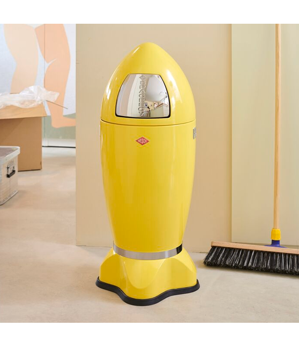 Wesco WESCO SpaceBoy Matt graphite - Poubelle design en forme de fusée (35L)