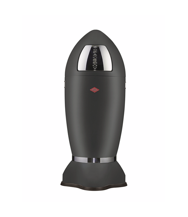 Wesco WESCO SpaceBoy Matt graphite - Poubelle design en forme de fusée (35L)