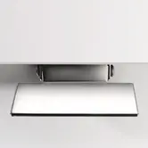 Pédale en acier inoxydable pour poubelles à système d'ouverture automatique et amortisseur – compatible avec tous les systèmes de poubelles à ouverture automatique Naber / WESCO