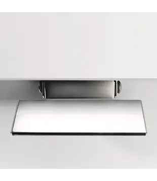 Pédale en acier inoxydable – adaptée aux poubelles avec système coulissant