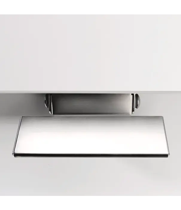 Wesco Pédale en acier inoxydable pour poubelles à système d'ouverture automatique et amortisseur – compatible avec tous les systèmes de poubelles à ouverture automatique Naber / WESCO