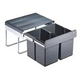 WESCO Double-Shorty 345 K/500-2 poubelle encastrable - Anthracite