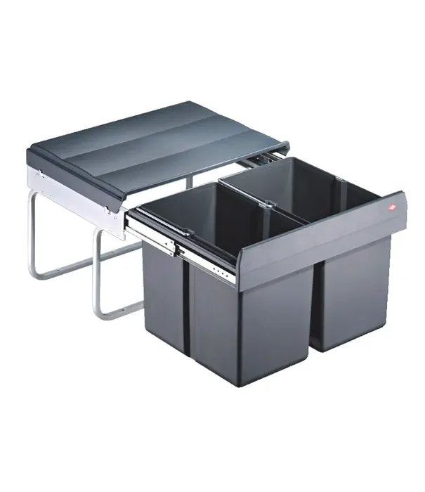 Wesco WESCO  Double-Shorty 345 K/500-2 inbouwvuilbak - Antraciet
