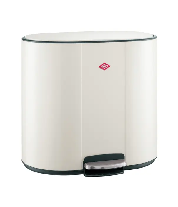 Wesco WESCO® Multi Collector 2 zandmat – design pedaalemmer met 2x25L binnenemmers voor afvalscheiding en opbergen