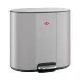 WESCO® Multi Collector® 2 cool grey mat – design pedaalemmer met 2x25L binnenemmers voor afvalscheiding en opbergen